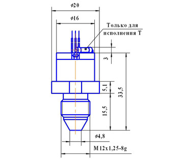 应变计 D 2,5(4...16)-...; D 2,5(4...16)-T-... 