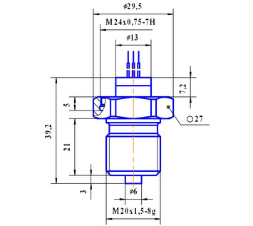 应变计 TM 0,25(0,4...100)-...-L